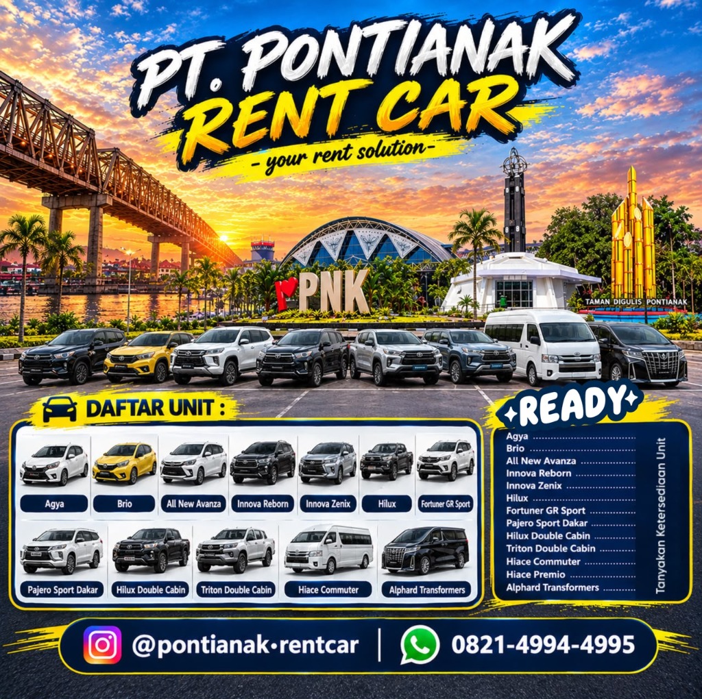 Armada PT Pontianak Rent Car